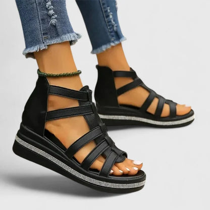 Gladiator Keilsandalen – Riemchen-Design Und Eleganter Look