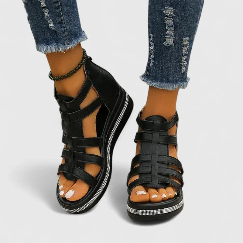 Gladiator Keilsandalen – Riemchen-Design Und Eleganter Look