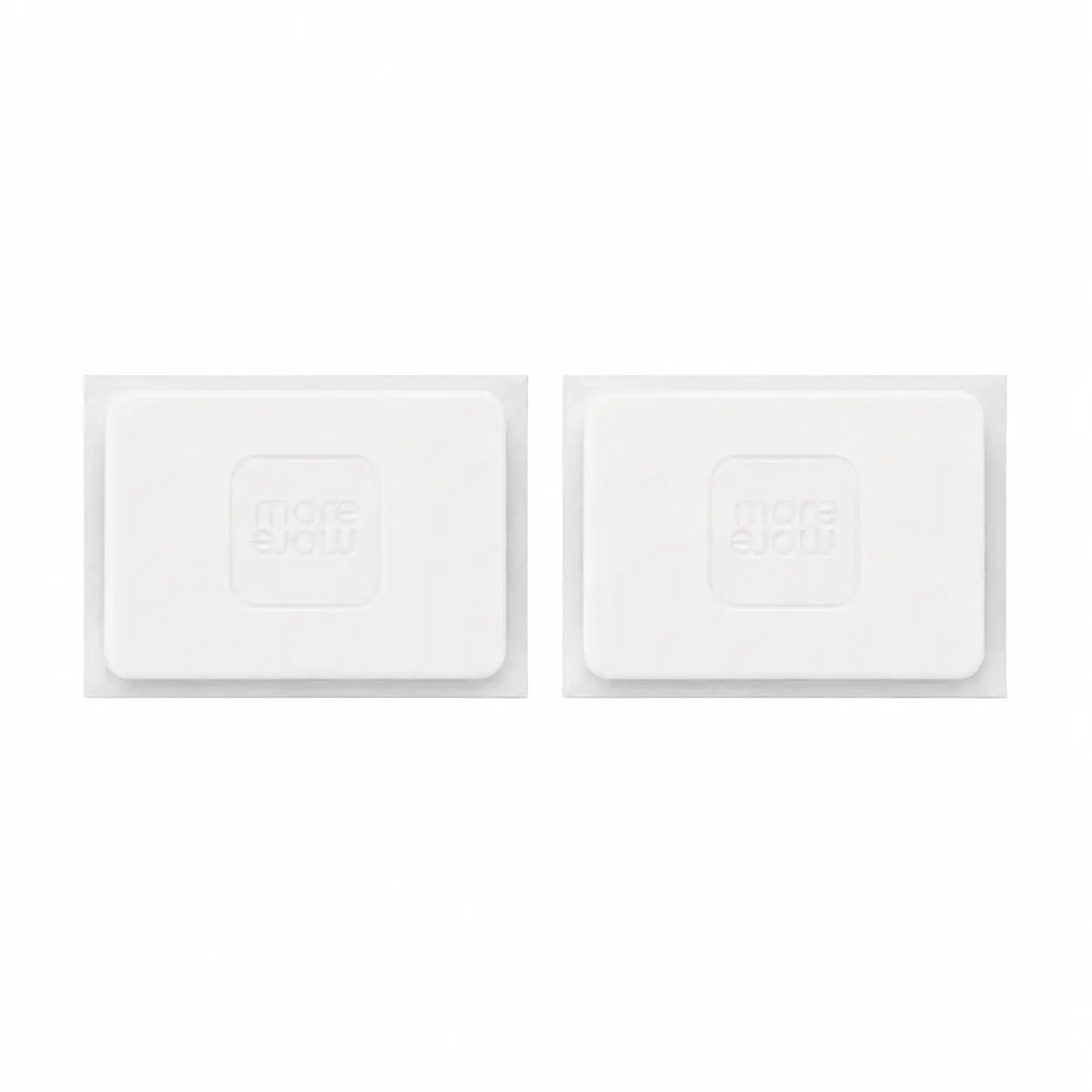 MORE or MORE White Film Cosmetic Oil Blotting Sheets - High Molecular Polymer, Oil-Absorbent, Water-Impermeable, Includes Storage Case and Puff-Shaped Pad for Makeup Touch-Ups