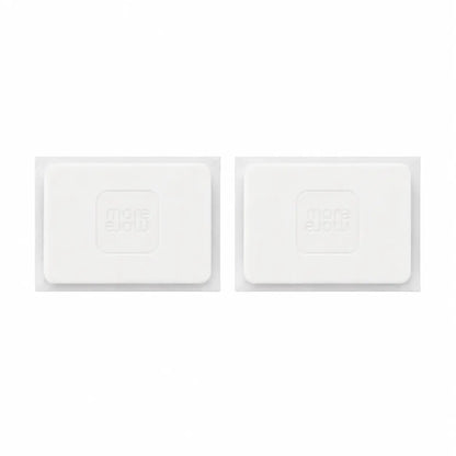 MORE or MORE White Film Cosmetic Oil Blotting Sheets - High Molecular Polymer, Oil-Absorbent, Water-Impermeable, Includes Storage Case and Puff-Shaped Pad for Makeup Touch-Ups
