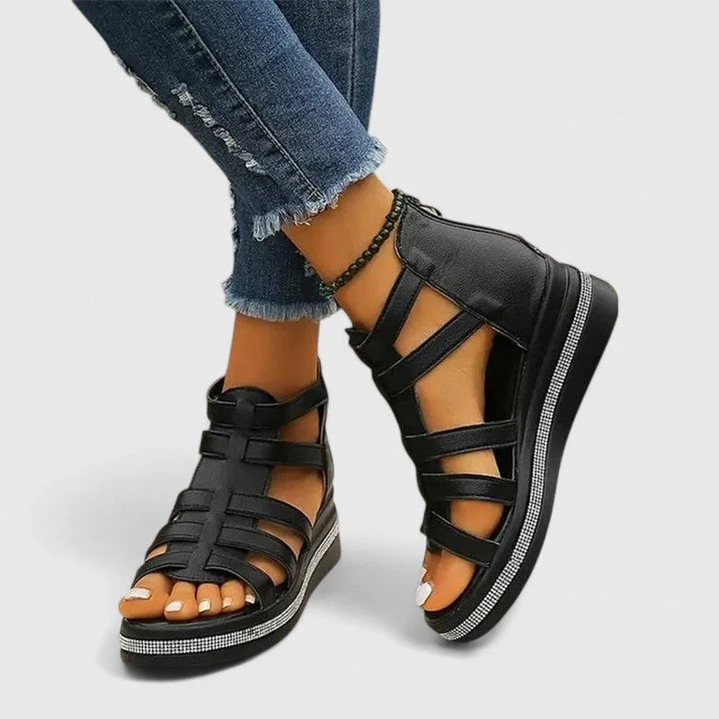 Gladiator Keilsandalen – Riemchen-Design Und Eleganter Look
