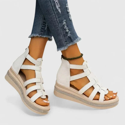 Gladiator Keilsandalen – Riemchen-Design Und Eleganter Look